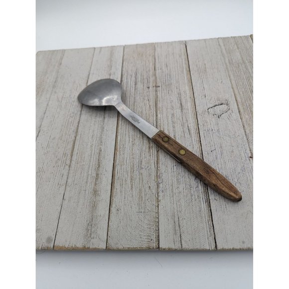 Nevco Stainless Steel Ice Cream Spade Scoop Wood Handle 9 1/2" - Picture 5 of 8